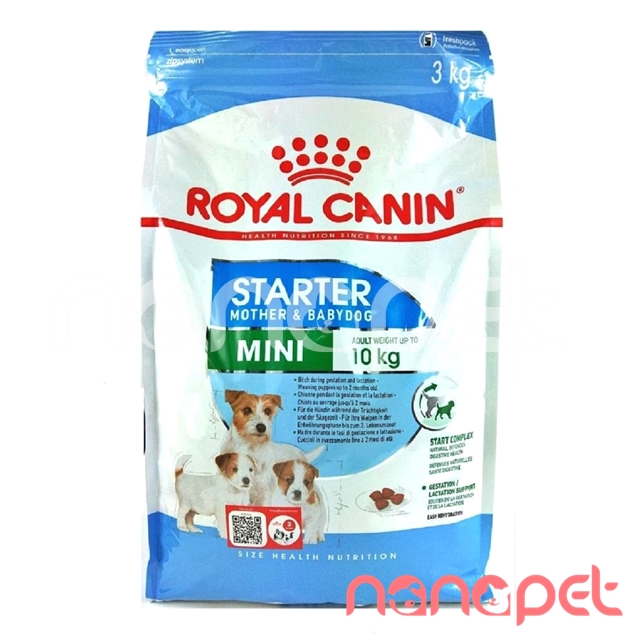 Hạt Royal Canin Mini Starter Cho Chó Bầu 4-10kg